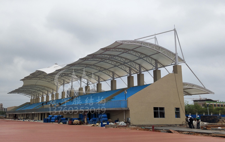 電白體育中心膜結構看臺